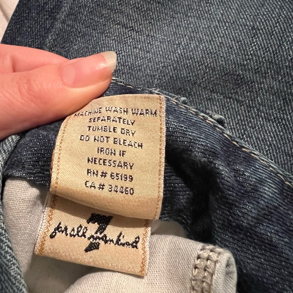 7 For All Mankind Jeans!! Size 28 style U153131U-131U - Picture 11 of 14
